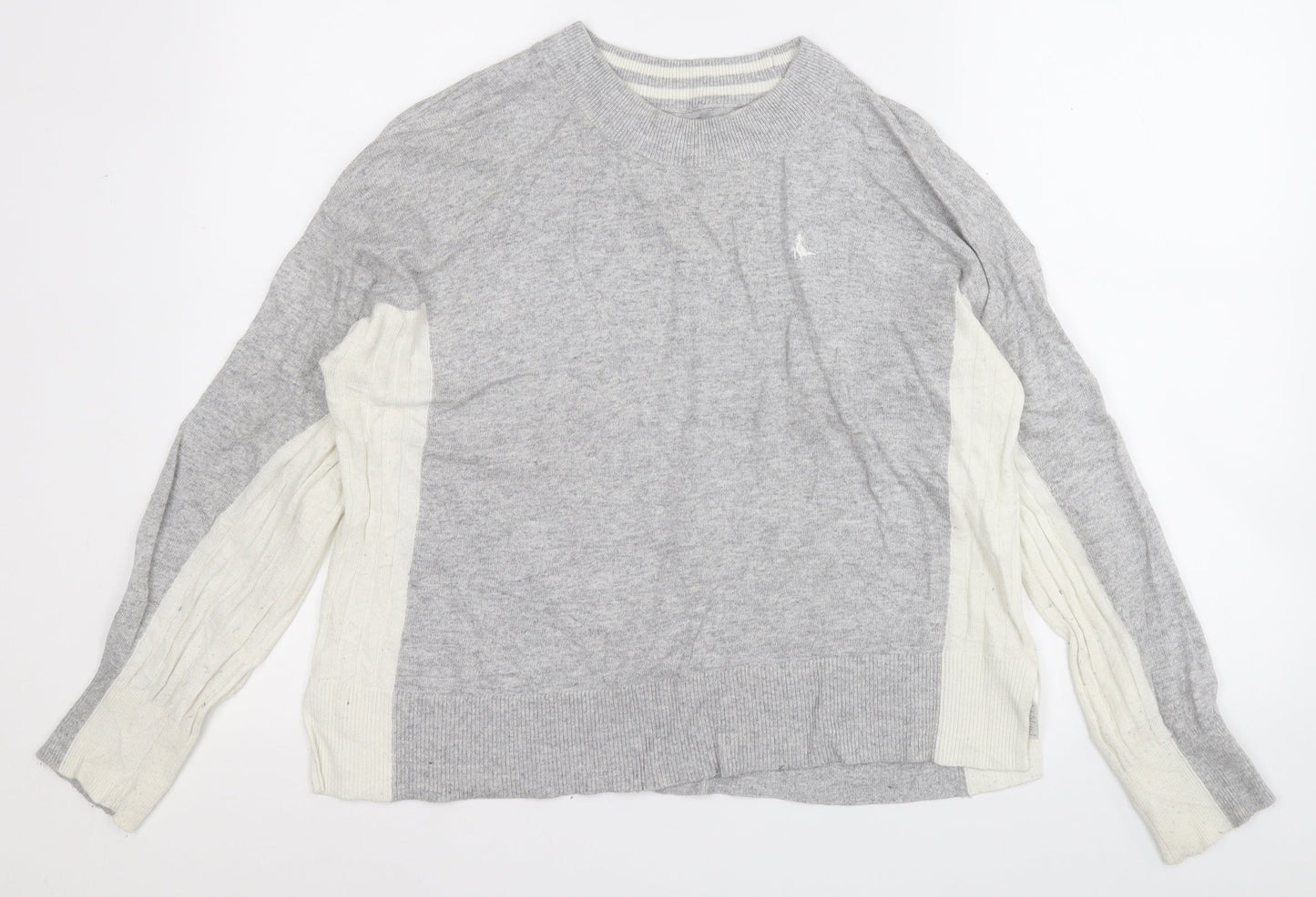 Womens UK Size 10 Jack Wills Grey Pullover Jumper