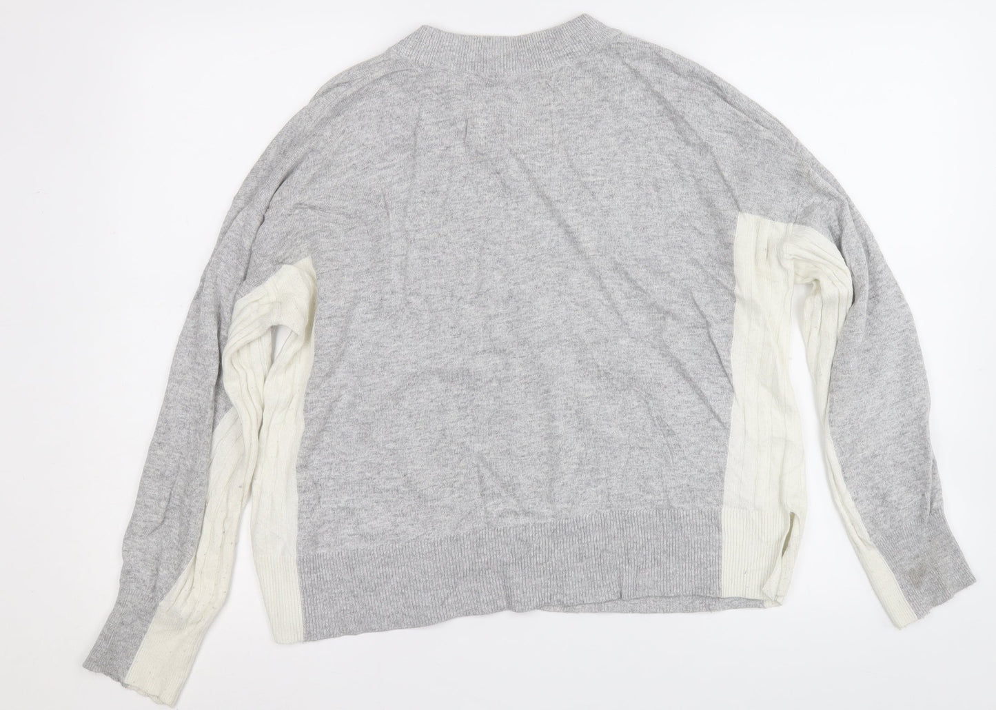 Womens UK Size 10 Jack Wills Grey Pullover Jumper