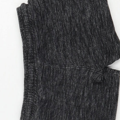 Matalan Baby Grey  Cotton Cropped Trousers Size 9-12 Months  Drawstring