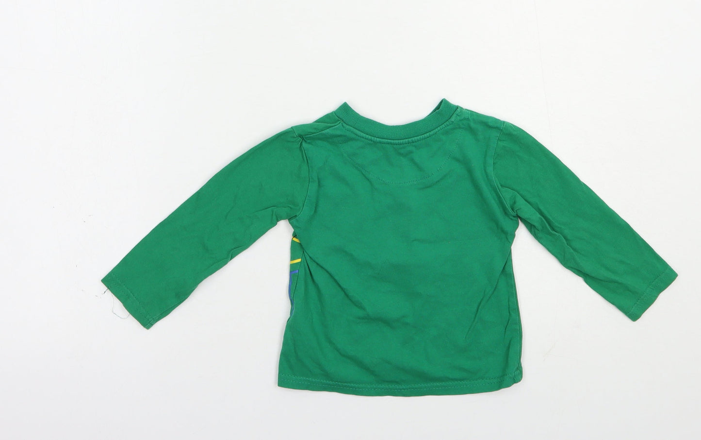 Primark Baby Green  Cotton Kimono T-Shirt Size 18-24 Months Crew Neck Pullover - Mickey Mouse