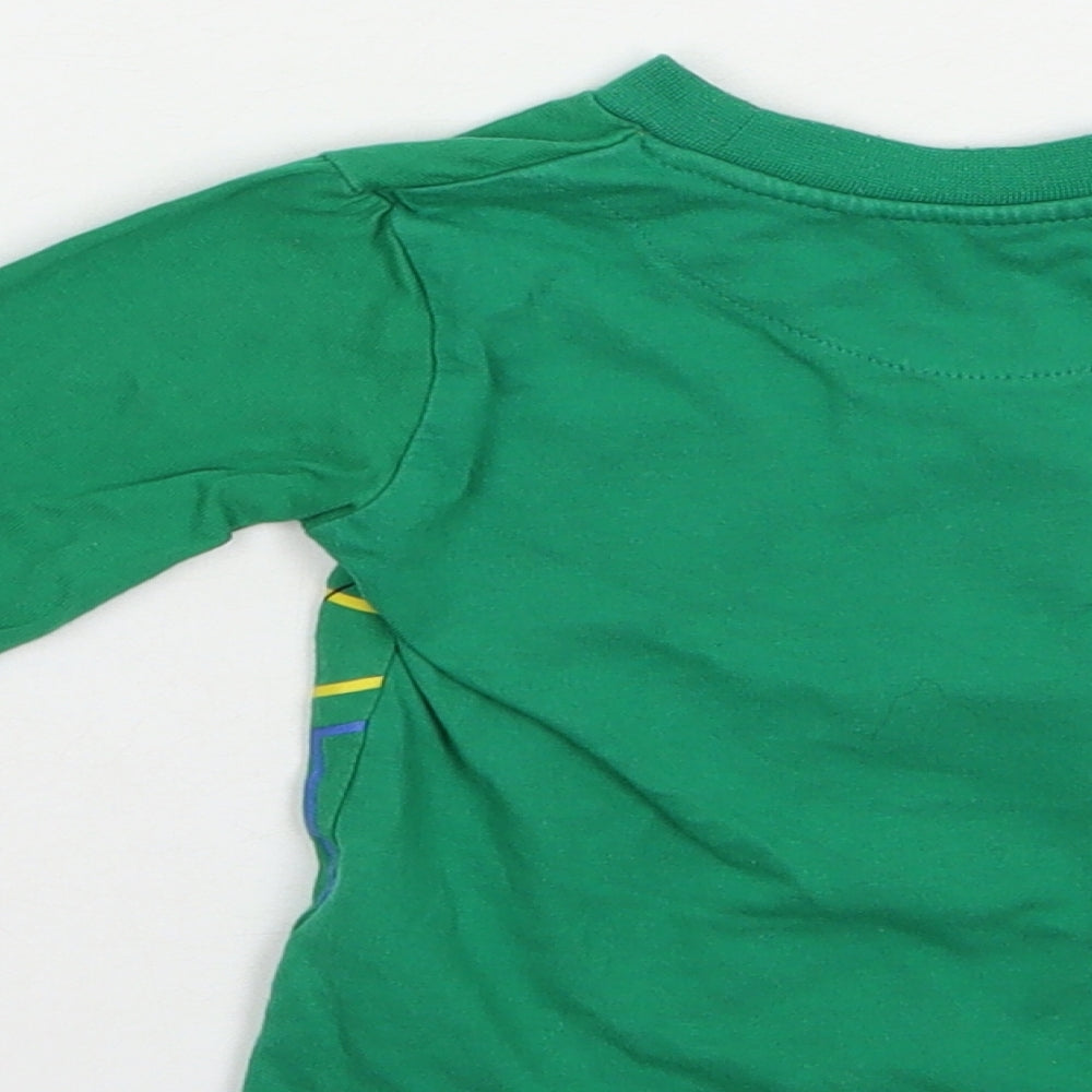Primark Baby Green  Cotton Kimono T-Shirt Size 18-24 Months Crew Neck Pullover - Mickey Mouse