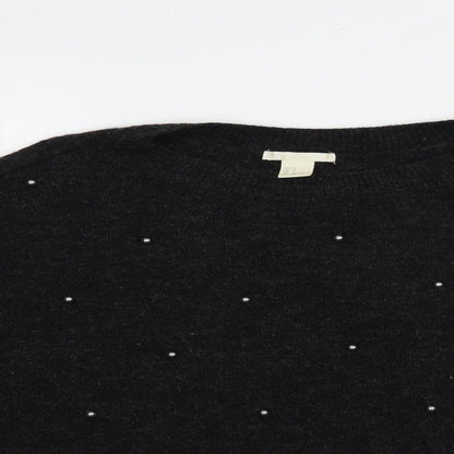Womens UK Size S H&M Grey Pullover Jumper