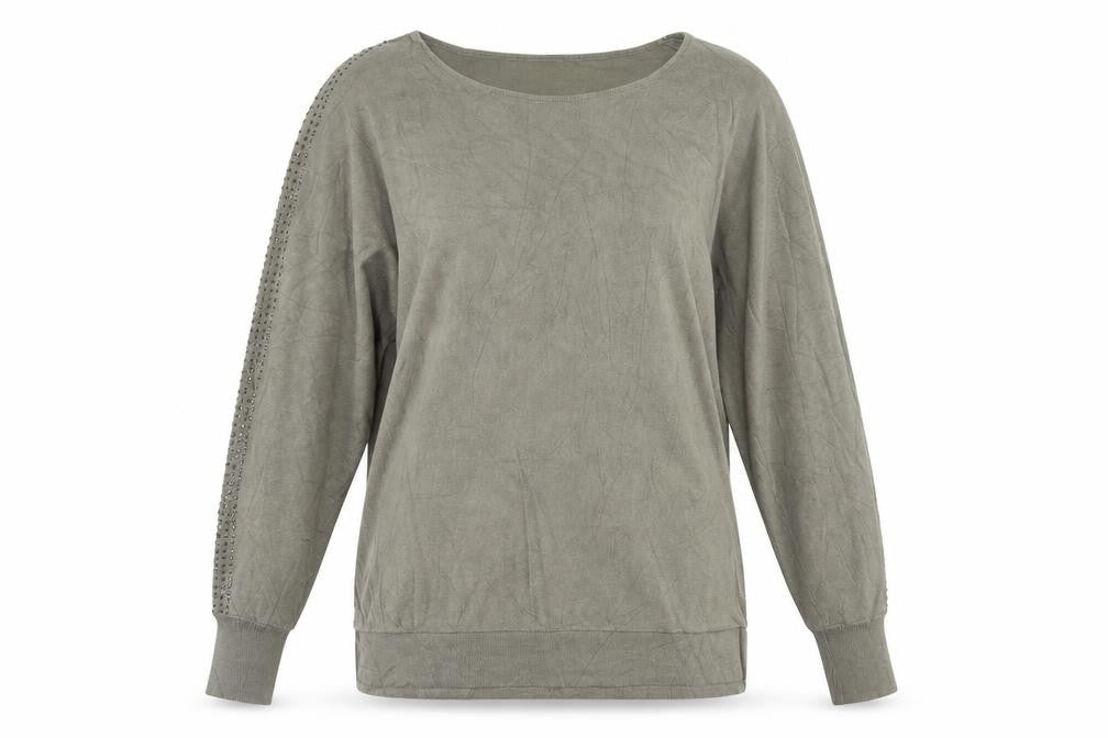 Womens UK Size L TU Green Pullover Jumper