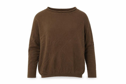 Womens UK Size 10 Label Lab Brown Pullover Jumper