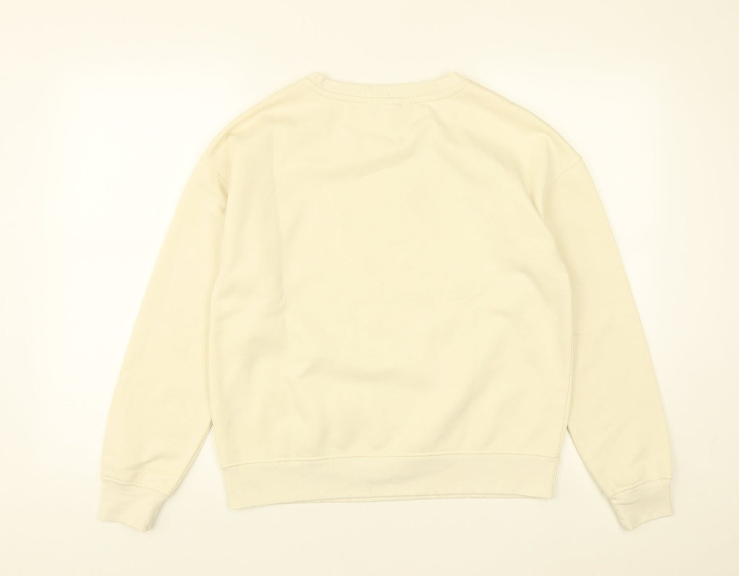 Primark Womens White Round Neck  Polyester Pullover Jumper Size XS   - Disney Mickey Mouse