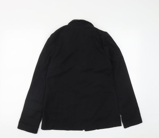 Divided Womens Black   Jacket  Size 6  Buckle