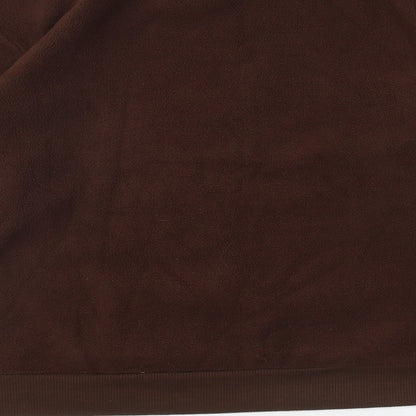 SheIn Womens Brown Round Neck  Polyester Pullover Jumper Size M