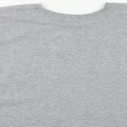 Primark Womens Grey  Polyester Pullover Sweatshirt Size L