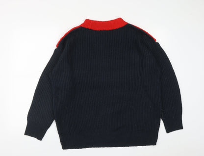 Womens UK Size M H&M Multicoloured Pullover Jumper