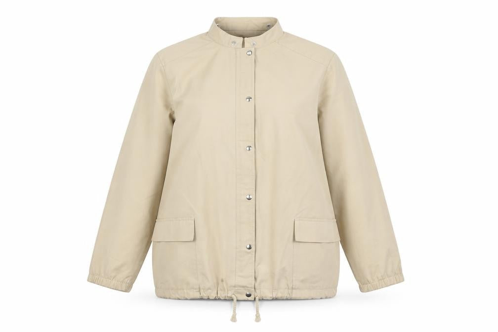 St Michael Womens Beige Jacket Size 18 Zip