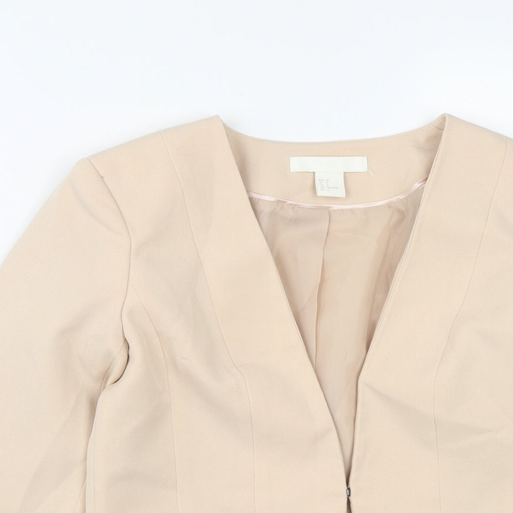 Womens UK Size 6 H&M Beige Jacket