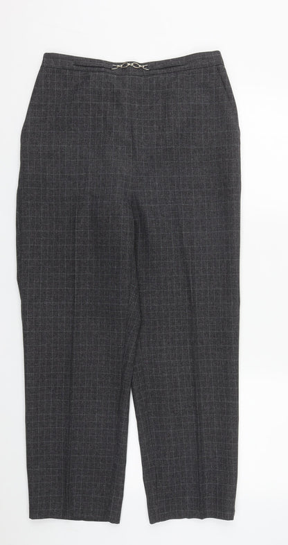 Womens UK Size 12 EWM Regular Fit  Grey Trousers