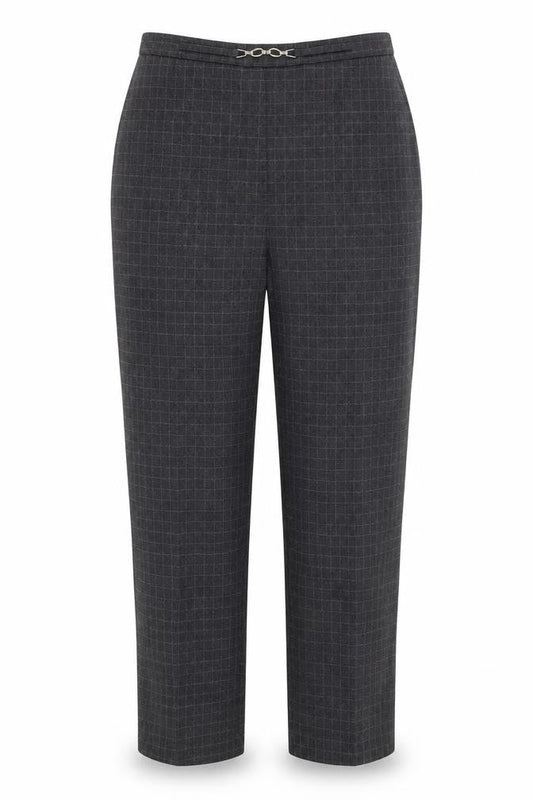 Womens UK Size 12 EWM Regular Fit  Grey Trousers