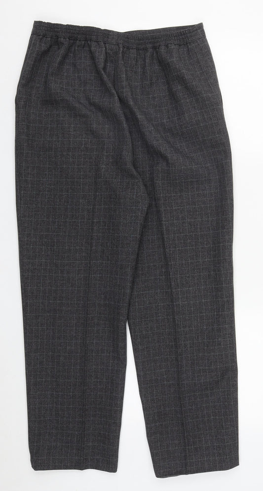 Womens UK Size 12 EWM Regular Fit  Grey Trousers