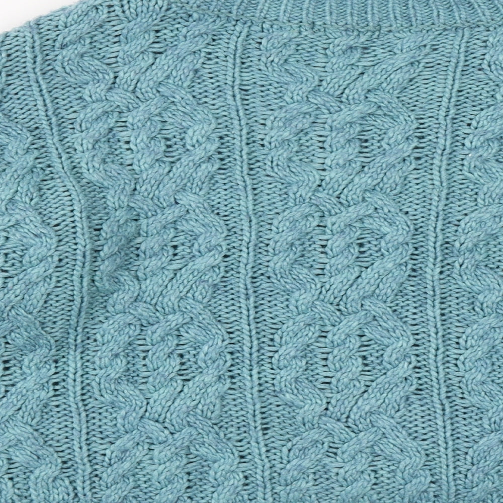 Womens UK Size M H&M Green Pullover Jumper