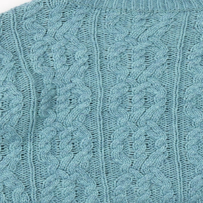 Womens UK Size M H&M Green Pullover Jumper