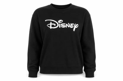Womens UK Size XS Disney Black Pullover Jumper