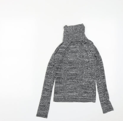 Womens UK Size 6 Topshop Grey Pullover Jumper
