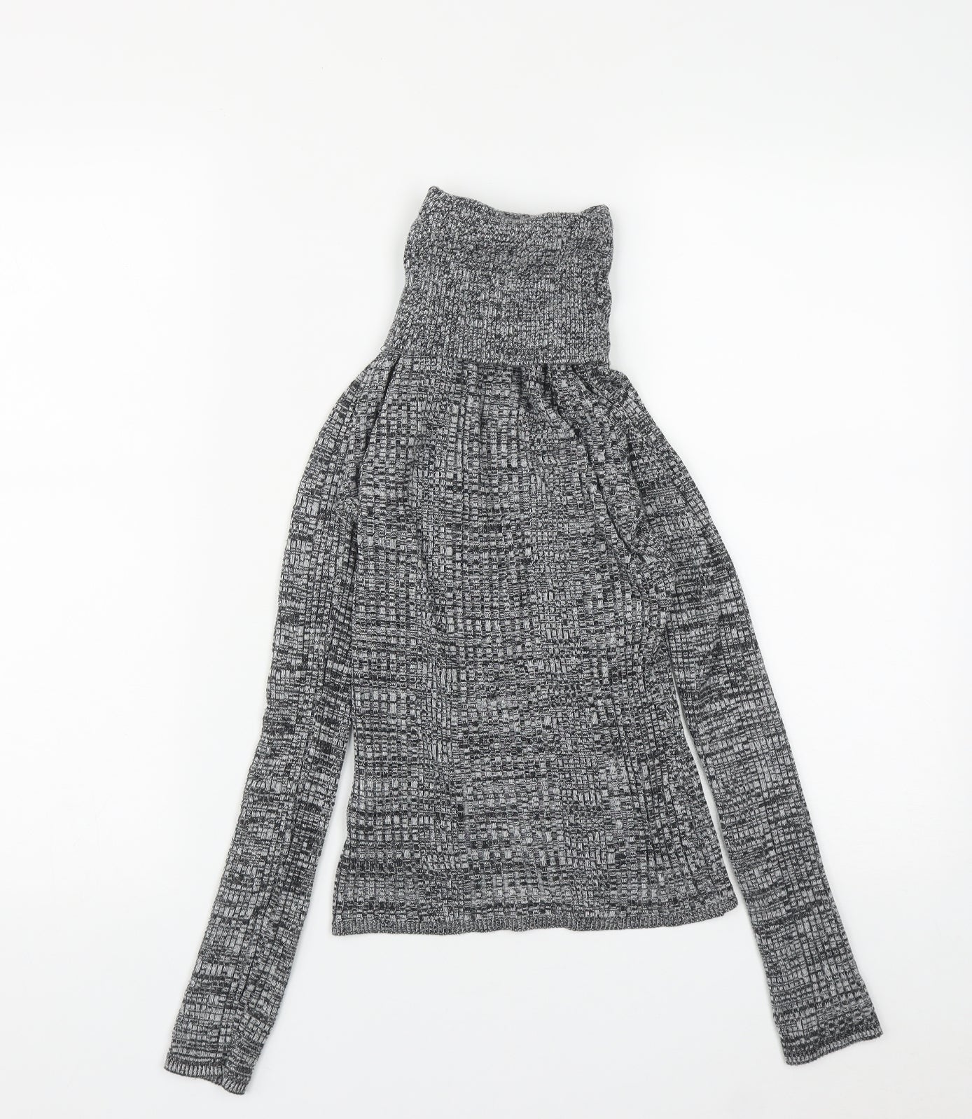 Womens UK Size 6 Topshop Grey Pullover Jumper