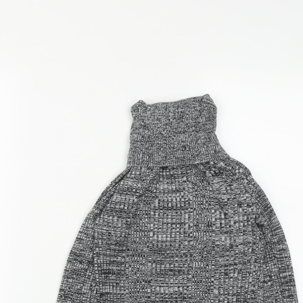 Womens UK Size 6 Topshop Grey Pullover Jumper