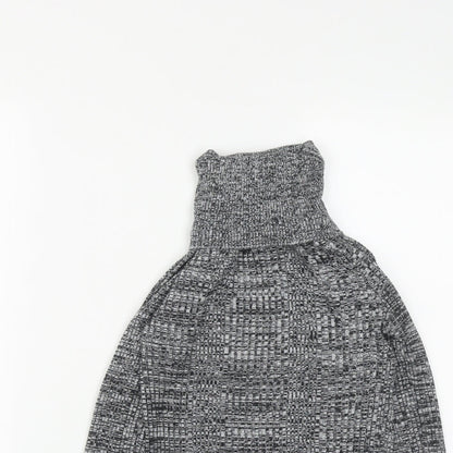 Womens UK Size 6 Topshop Grey Pullover Jumper