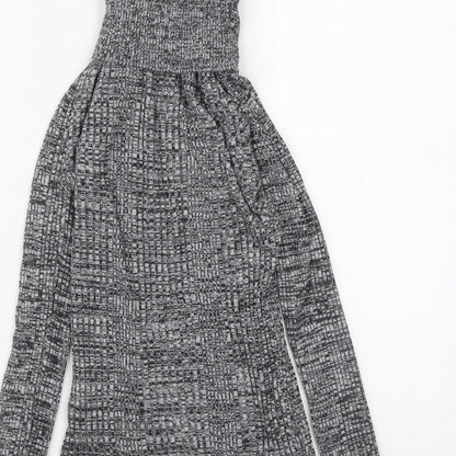 Womens UK Size 6 Topshop Grey Pullover Jumper