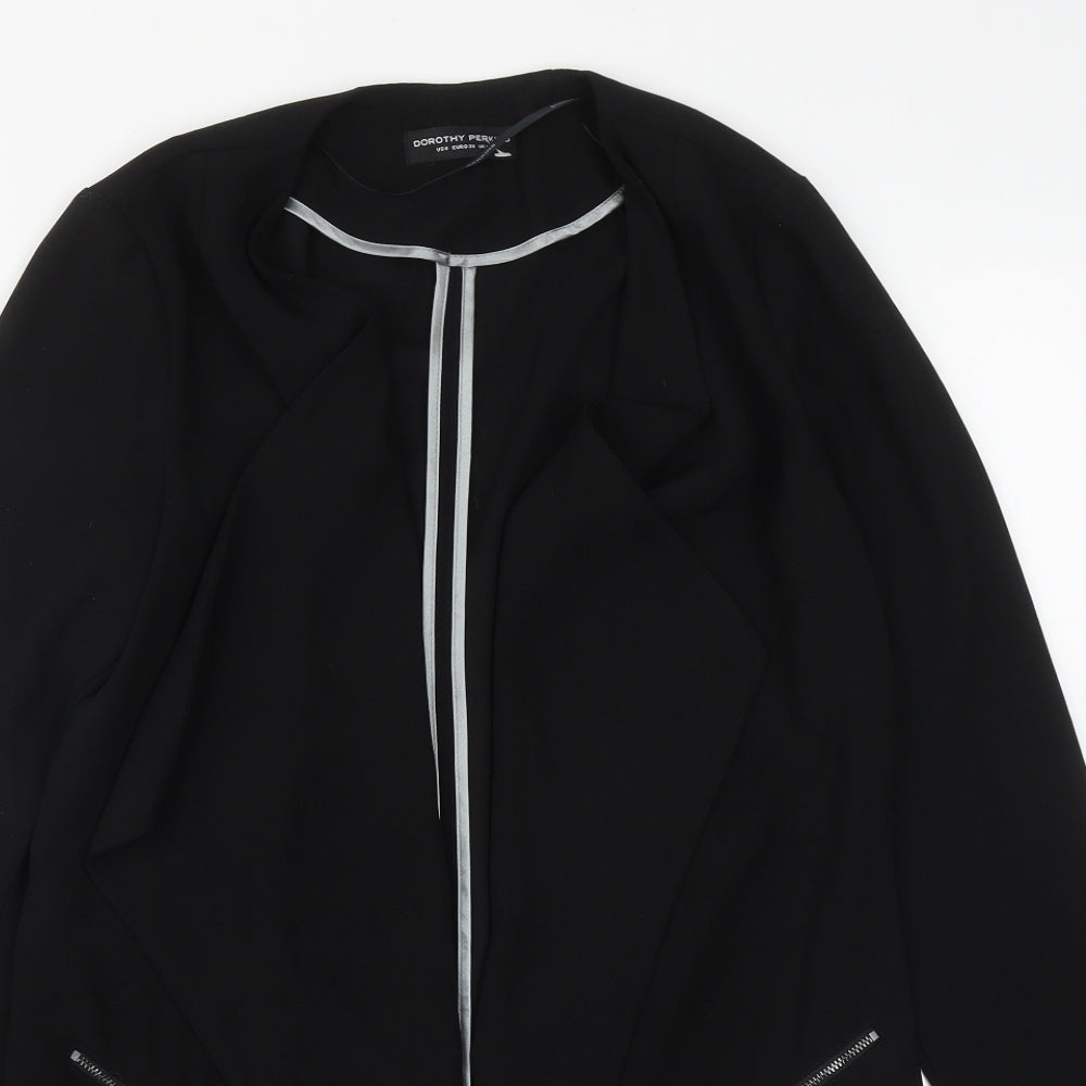 Womens UK Size 10 Dorothy Perkins Black Jacket