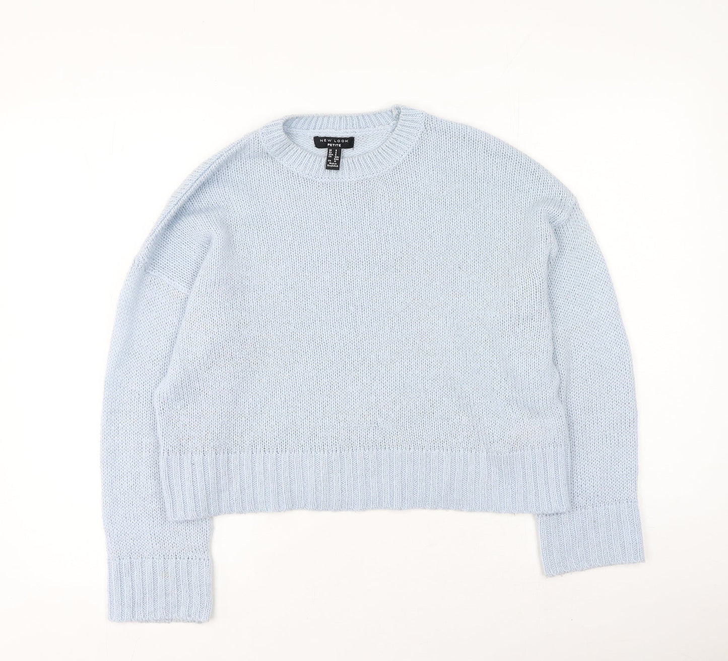 Womens UK Size S New Look Blue Pullover Jumper