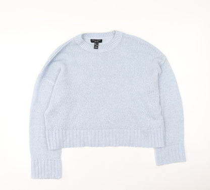 Womens UK Size S New Look Blue Pullover Jumper