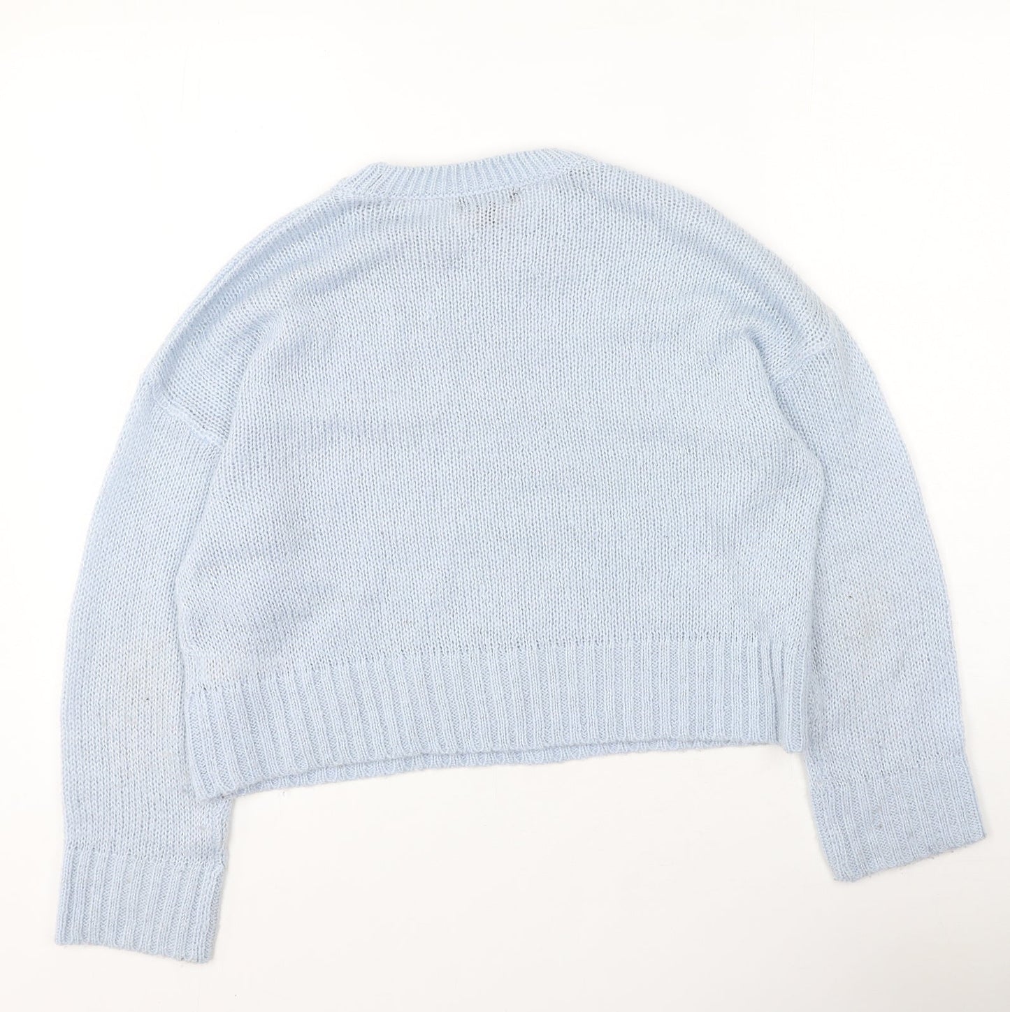 Womens UK Size S New Look Blue Pullover Jumper