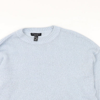 Womens UK Size S New Look Blue Pullover Jumper