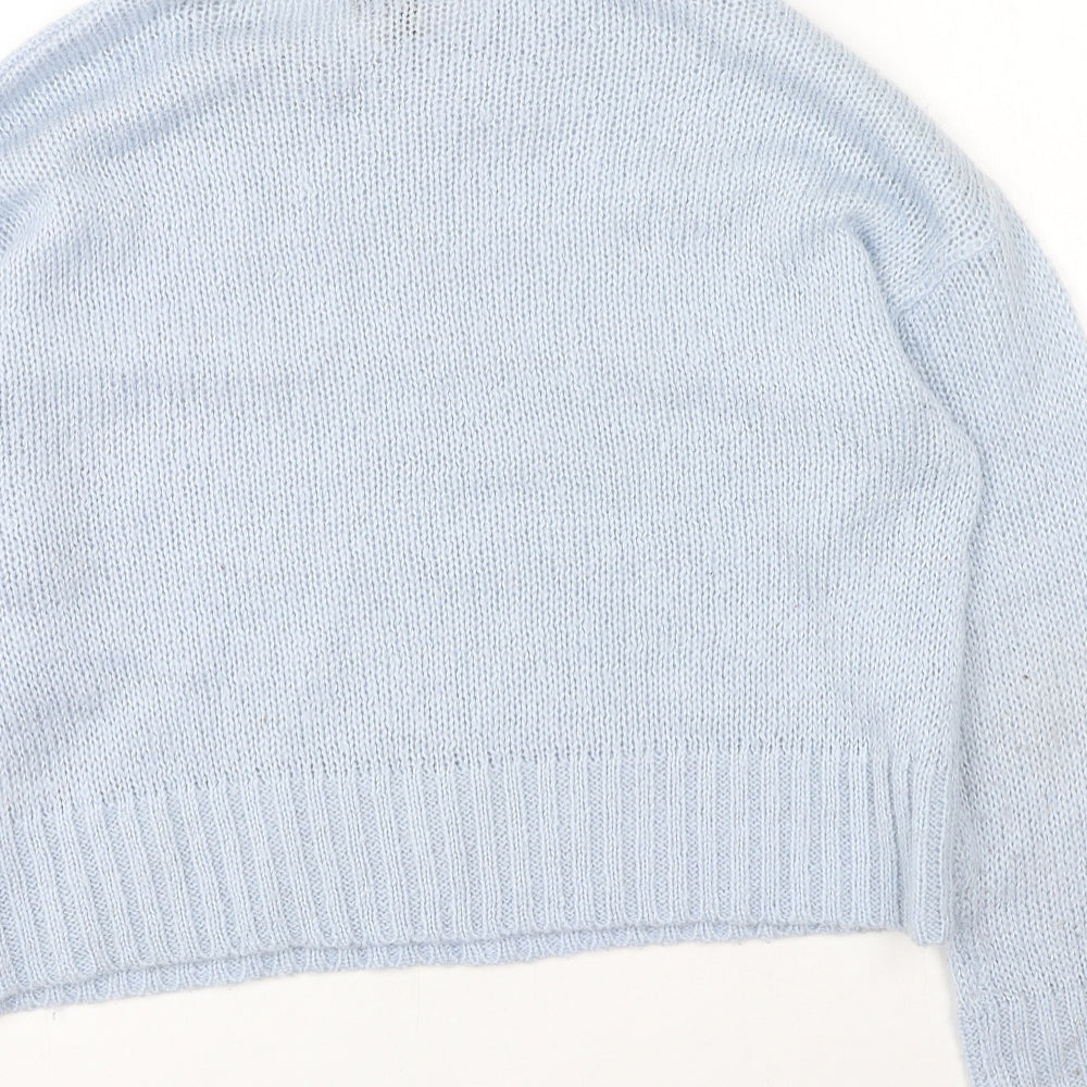 Womens UK Size S New Look Blue Pullover Jumper