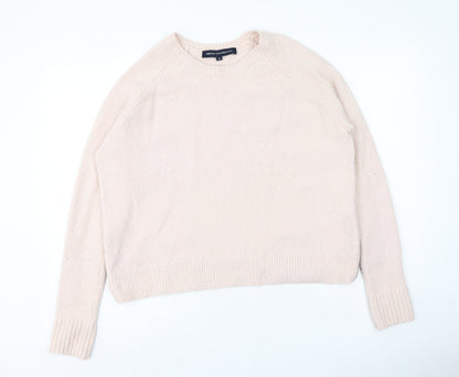Womens UK Size M French Connection Pink Pullover Jumper