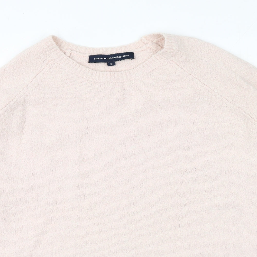 Womens UK Size M French Connection Pink Pullover Jumper