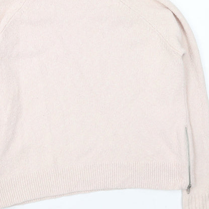 Womens UK Size M French Connection Pink Pullover Jumper