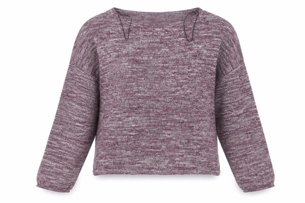 Womens UK Size M Divided Purple Pullover Jumper