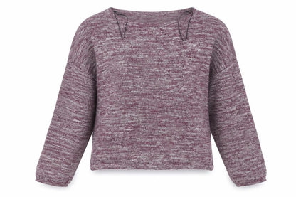 Womens UK Size M Divided Purple Pullover Jumper