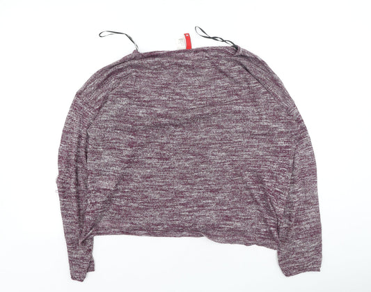 Womens UK Size M Divided Purple Pullover Jumper