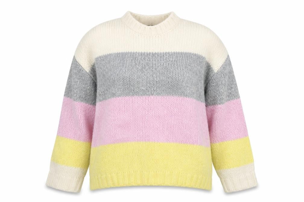 Womens UK Size S New Look Multicoloured Pullover Jumper