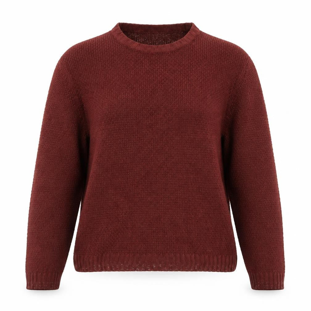 Womens UK Size M F&F Brown Pullover Jumper
