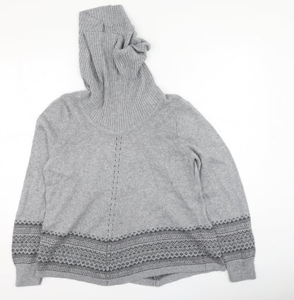 Womens UK Size 16 BHS Grey Pullover Jumper