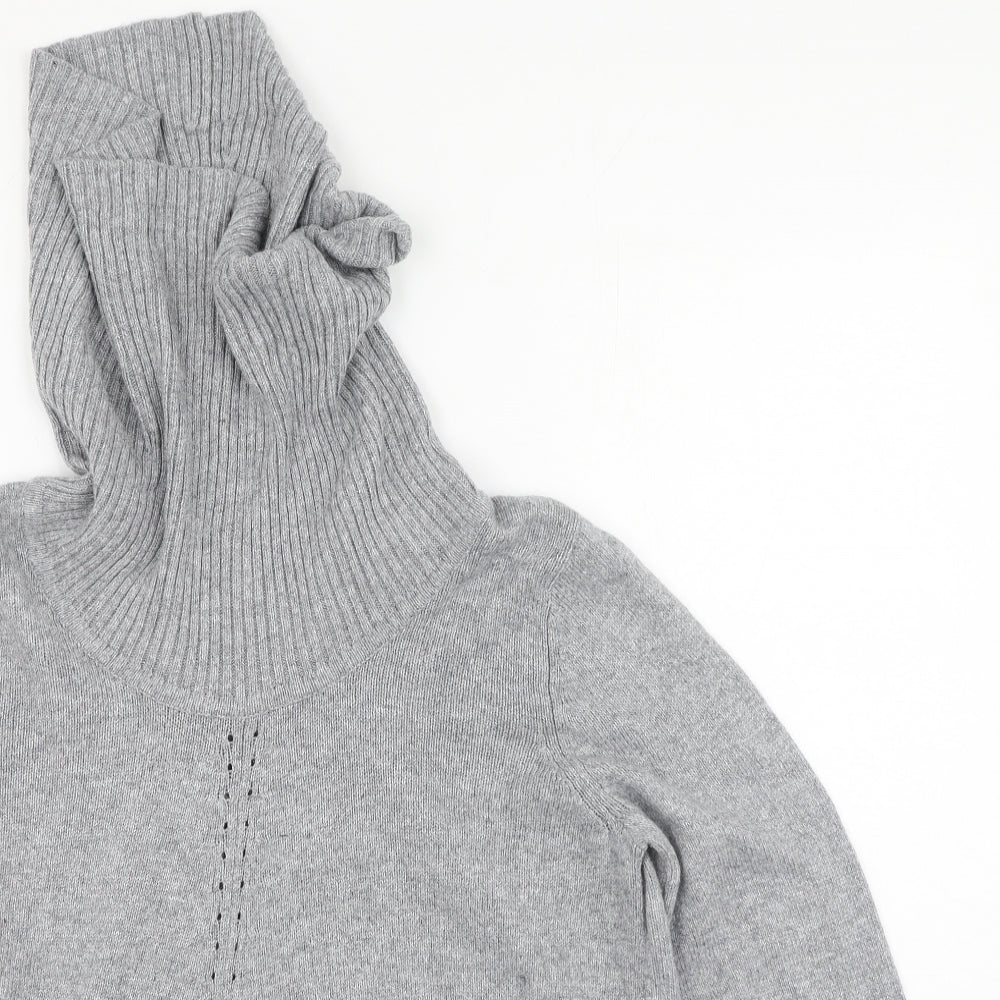 Womens UK Size 16 BHS Grey Pullover Jumper