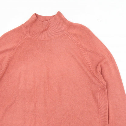 Womens UK Size M Marks and Spencer Pink Pullover Jumper