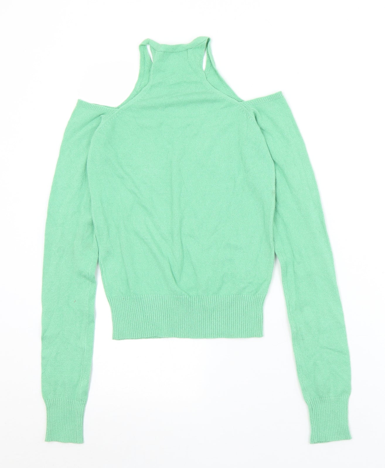 Y London Womens Green  Viscose Jersey Tank Size S V-Neck