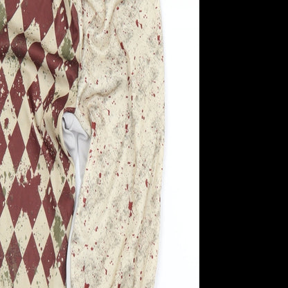 B&M Boys Brown Geometric Polyester Bloomer Trousers Size 5-6 Years  Regular  - Fancy dress