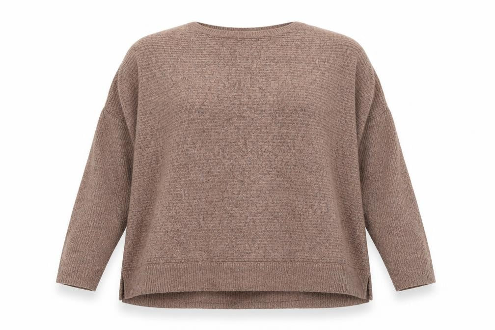 Womens UK Size S New Look Brown Pullover Jumper