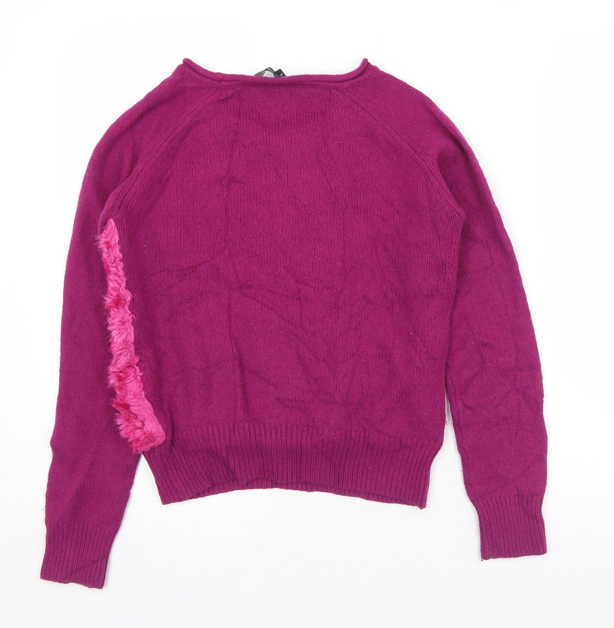 Womens UK Size S French Connection Purple Pullover Jumper