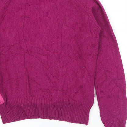 Womens UK Size S French Connection Purple Pullover Jumper