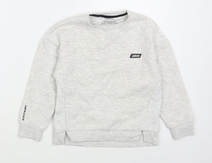 Primark Boys Gold  Cotton Pullover Sweatshirt Size 5-6 Years  Pullover