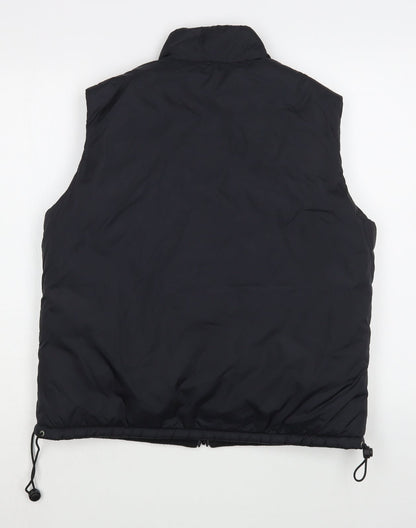 Mens UK Size S Linea Black Gilet